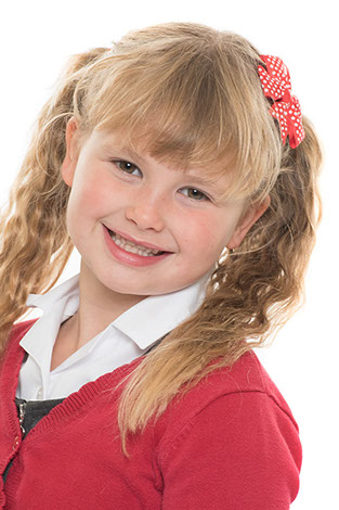 School Portrait Photography of Young Girl.