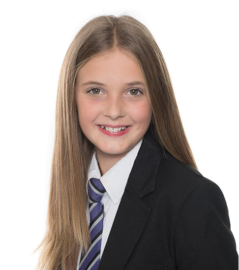 School Portrait Photography of Young Girl.
