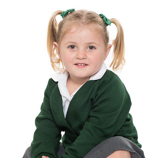 School Portrait Photography of Young Girl.